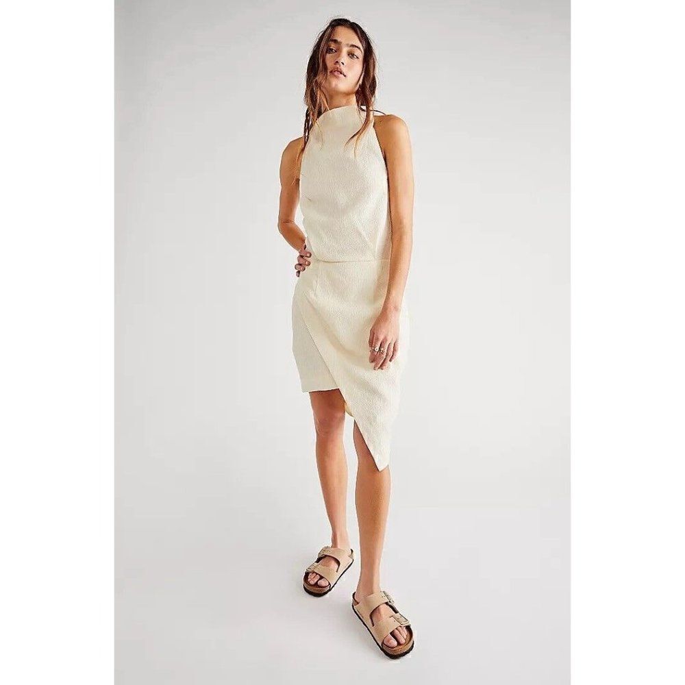 NWT FREE PEOPLE X ELLIATT Sz S KEILANI DRESS IN IVORY